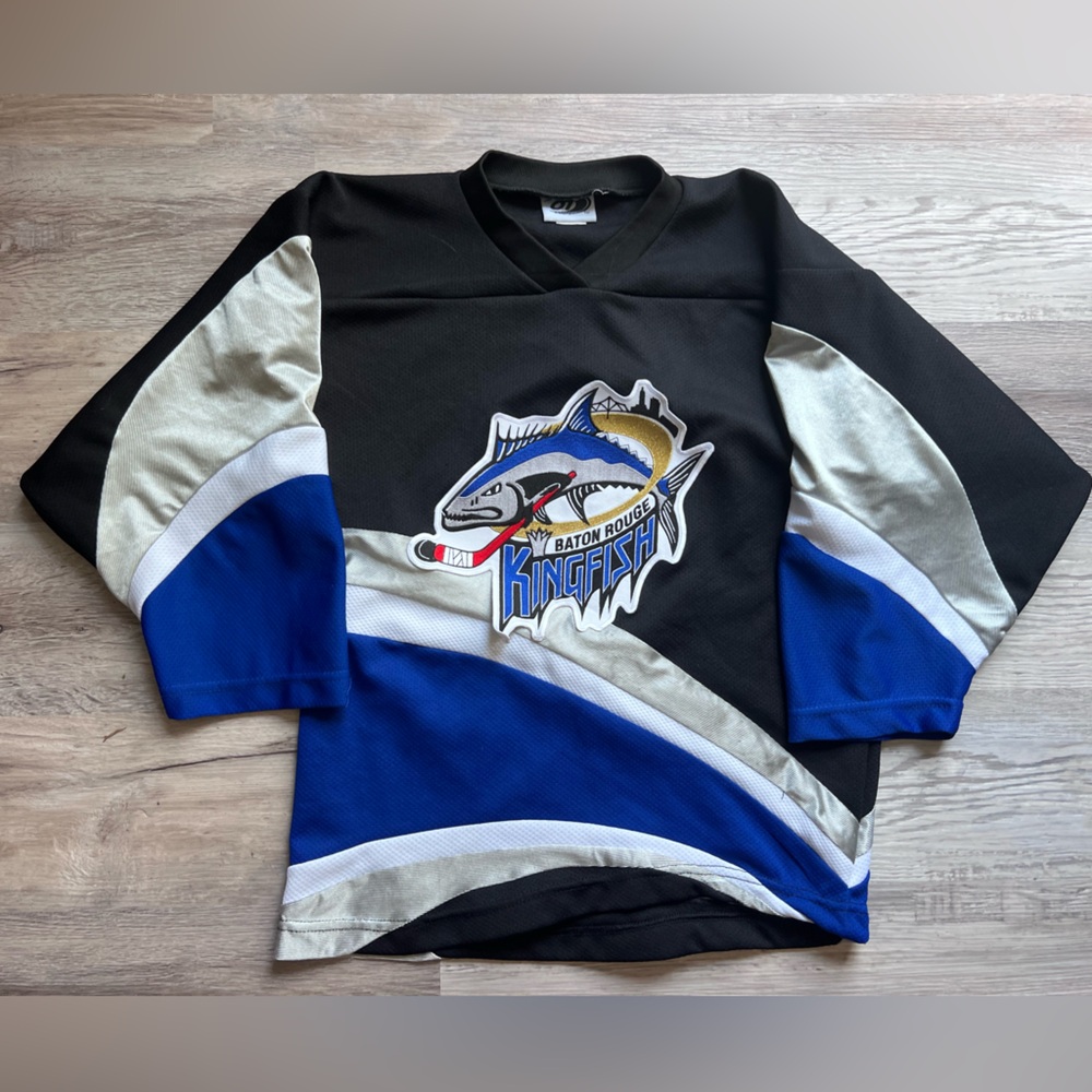 Vintage Kingfish youth hockey jersey